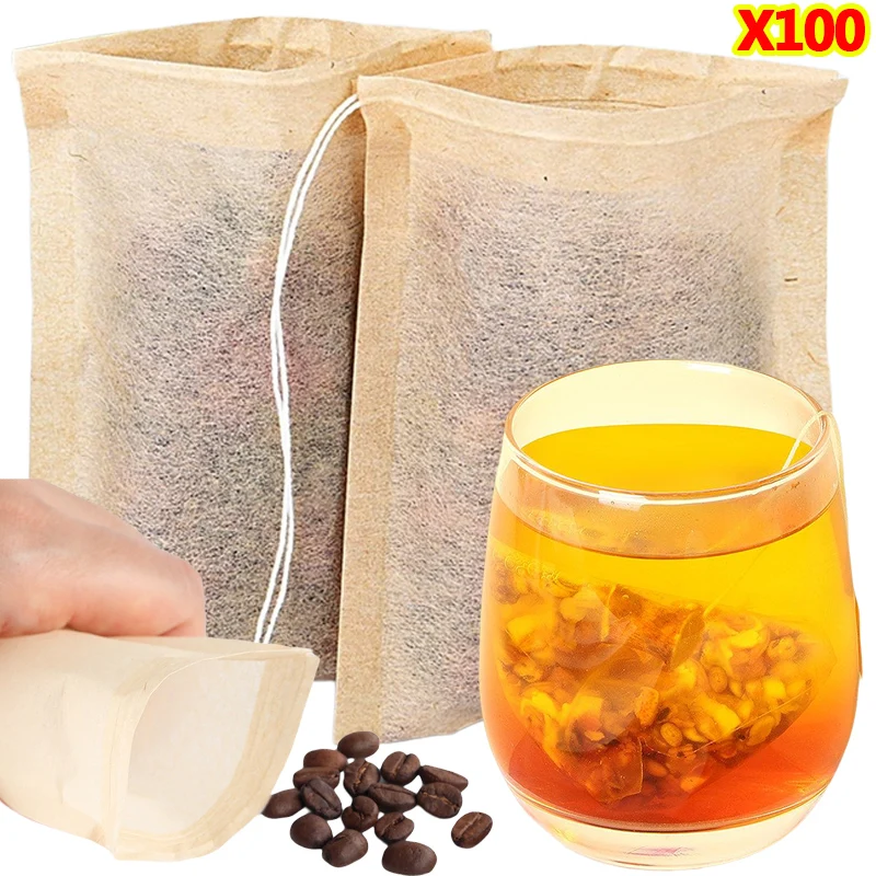 100 ชิ้น Teabags พร้อมสายรัดกร - Nettle Leaf Tea บทวิจารณ์และราคา